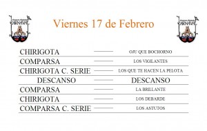 VIERNES 17 DE FEBRERO