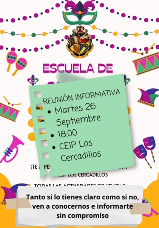 Reunión informativa Escuela de Carnaval